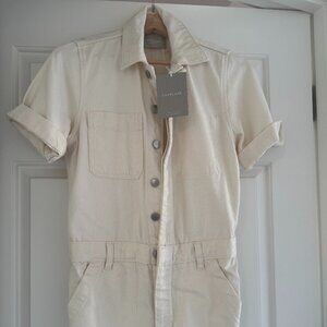 Everlane Supersoft Jean Coverall in Ecru